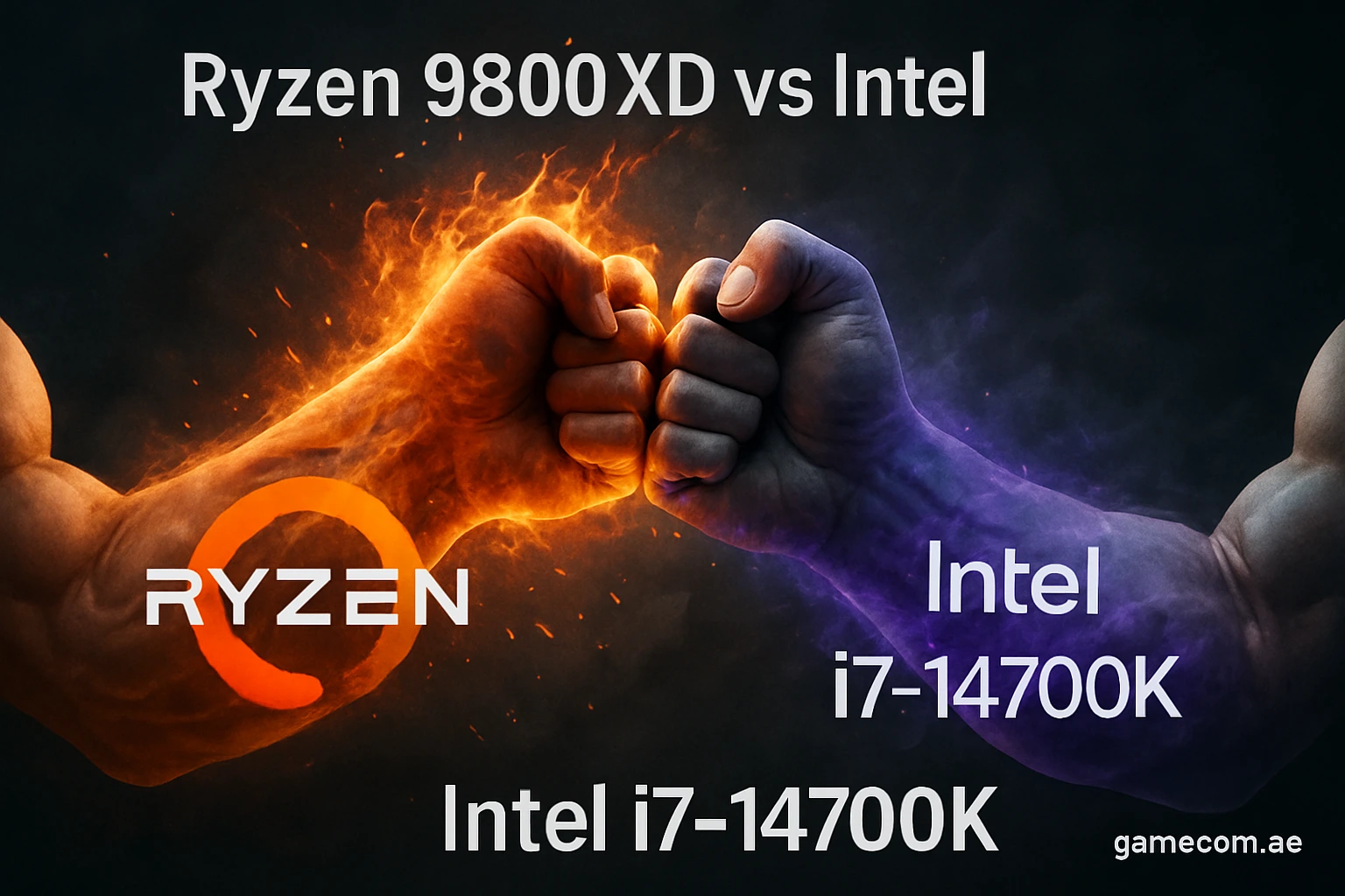 Ryzen 9800X3D vs Intel i7-14700K